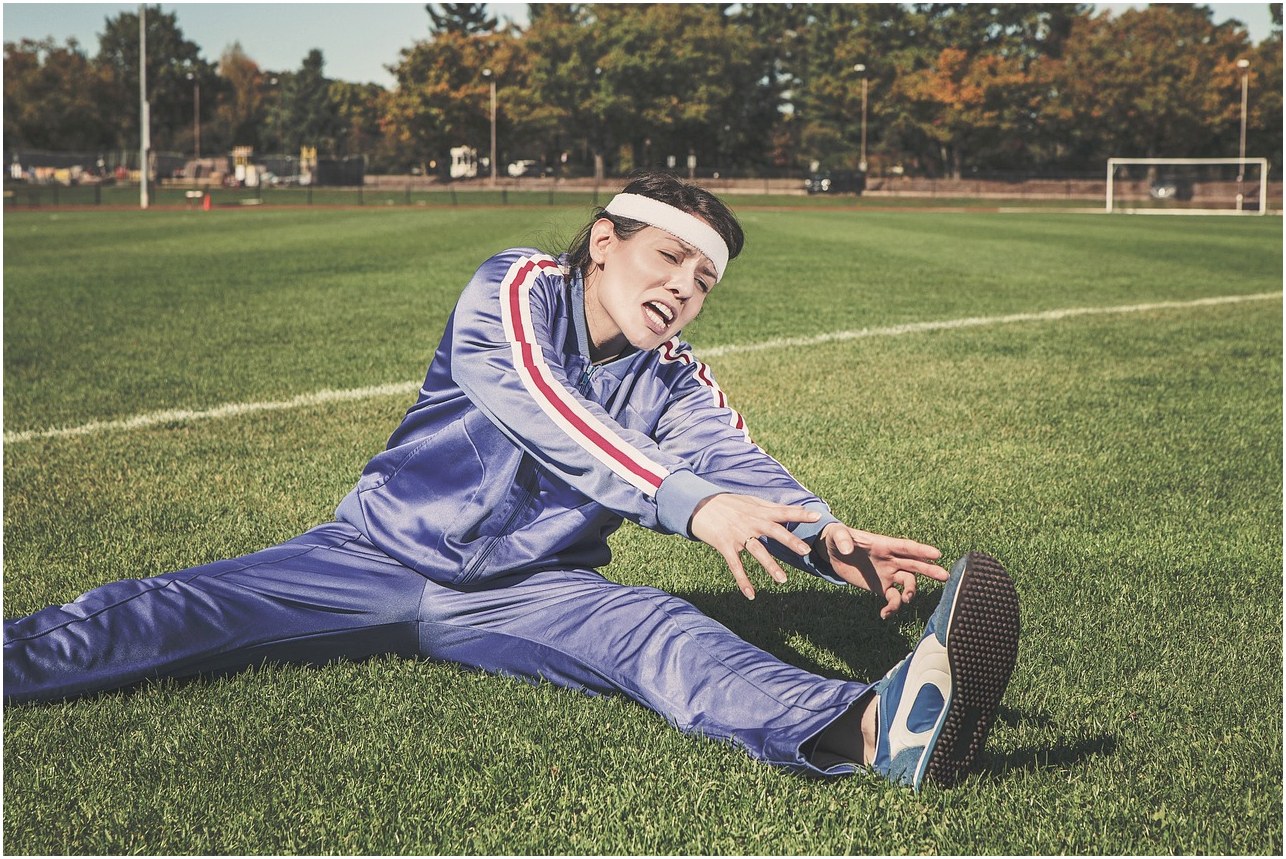 stretching, sports, woman, nature, athlete, fitness, sport, healthy, exercise, workout, young, female, body, lifestyle, training, fit, health, stretch, people, active, girl, adult, person, sportswear, athletic, gym, exercising, physical, sporty, white, pilates, leisure, tracksuit, track and field, shoes, headband, grass, field