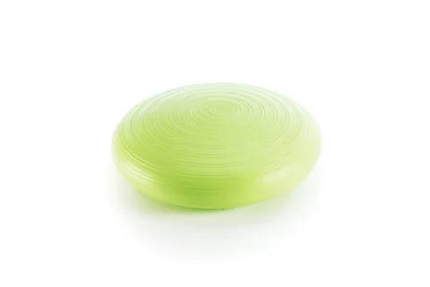 Almofada de estabilidade verde para exercícios de Pilates